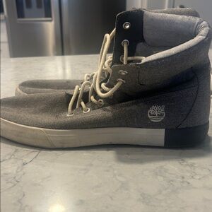 Timberland Charcoal High-Top Sneakers
